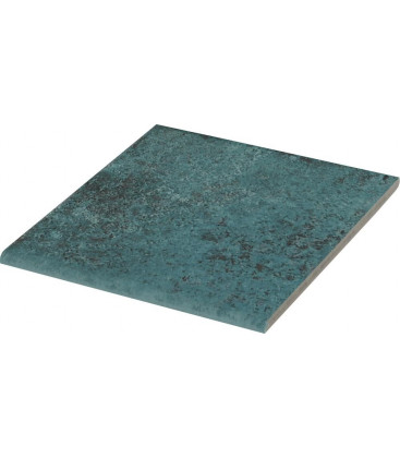 Tahiti Turquoise Bullnose 14,7x14,7x0,8cm.