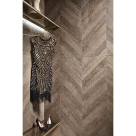 Lenda Ker Chevron Nut 75x150cm.