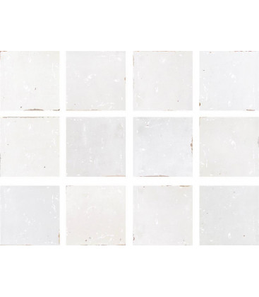 Zellige White Gloss 12,5x12,51,2cm.