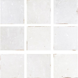 Zellige Decor White Gloss 12,5x12,51,2cm.