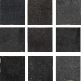 Zellige Decor Graphite Gloss 12,5x12,51,2cm.