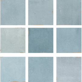 Zellige Decor Aqua Gloss 12,5x12,51,2cm.