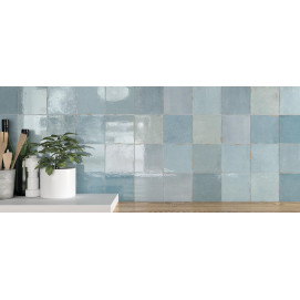 Zellige Decor Aqua Gloss 12,5x12,51,2cm.