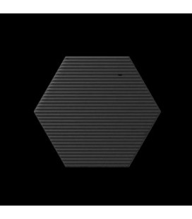 Mini Hexa Canale Graphite Matt 15x17,3x0,9cm.