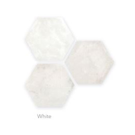 Cottage Wow Hexa White 14x16 cm.