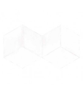 Mud Diamond Pure White 14x24x0,85cm.