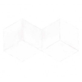 Mud Diamond Pure White 14x24x0,85cm.