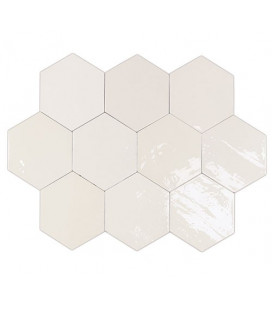 Zellige Hexa White 10,8x12,4cm.