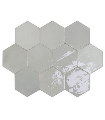 Zellige Hexa Grey 10,8x12,4cm.