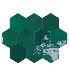 Zellige Hexa Emerald 10,8x12,4cm.