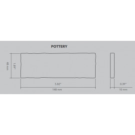 Pottery Natural 5x15x1cm.