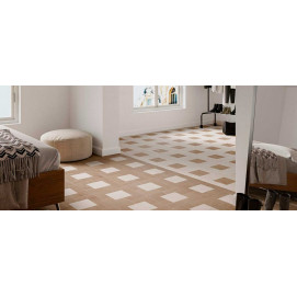 Puzzle Elle Floor Taupe Stone 18,5x18,5cm.