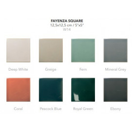 Fayenza Square Mineral Grey 12,5x12,5cm.