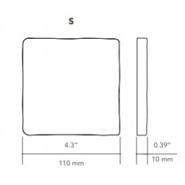 Abbey Stone S Rila 11x11x1cm.