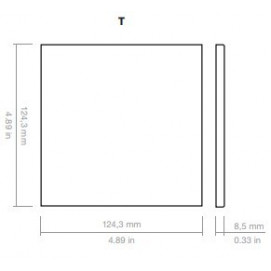 T Vapor Gloss 12,5x12,5cm.