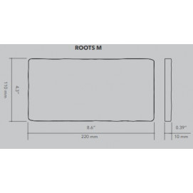 Roots XL Sand Matt 22x44cm.