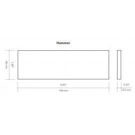 Hammer Topaz 5x15 cm.