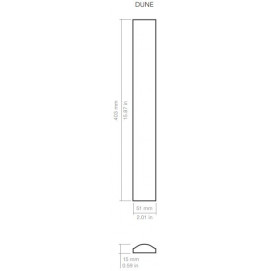 Faces Dune White Gloss 5x40cm.