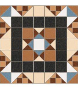 Halton Marrón 31,6x31,6x0,9cm.