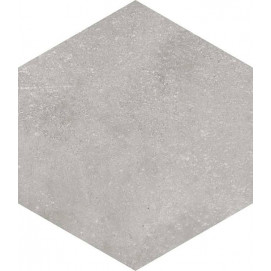 Hexágono Rift Cemento 23x26,6x0,9cm.