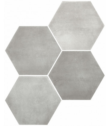 Hex. Six Dur Cementine Grey 23x27cm.