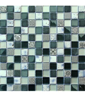 Mosaic Icon Black 30x30cm.