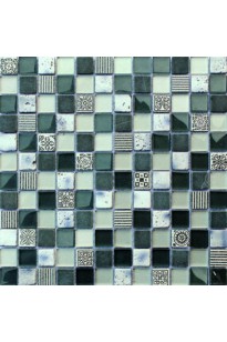 Mosaic Icon Black 30x30cm.