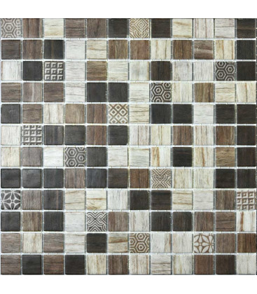 Mosaico Maderas Forest Tilos 31,6x31,6