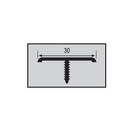 Listelo Aluminio L-30 250cm.