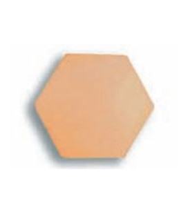 Terracotta Manual Hexagono 20x20x2cm.