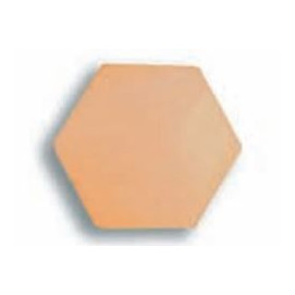 Terracotta Manual Hexagono 20x20x2cm.