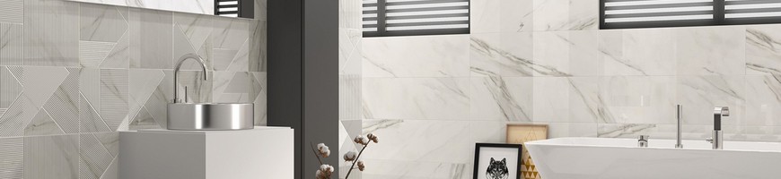 Buy Tiles Stripes Mix Calacatta