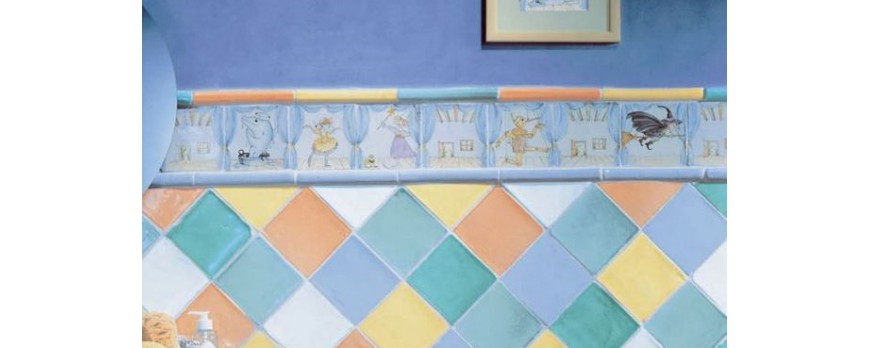 HAND-PAINTED TILES, A DIFFERENT OPTION FOR YOUR DECORATION.