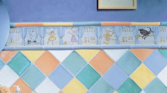 AZULEJOS PINTADOS A MANO, OTRA OPCIÓN PARA DECORAR