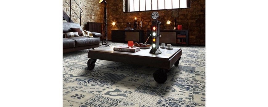 CARRELAGE À MOTIFS CLASSIQUES POUR AMBIANCES MODERNES