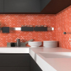 Glass tiles for kitchens